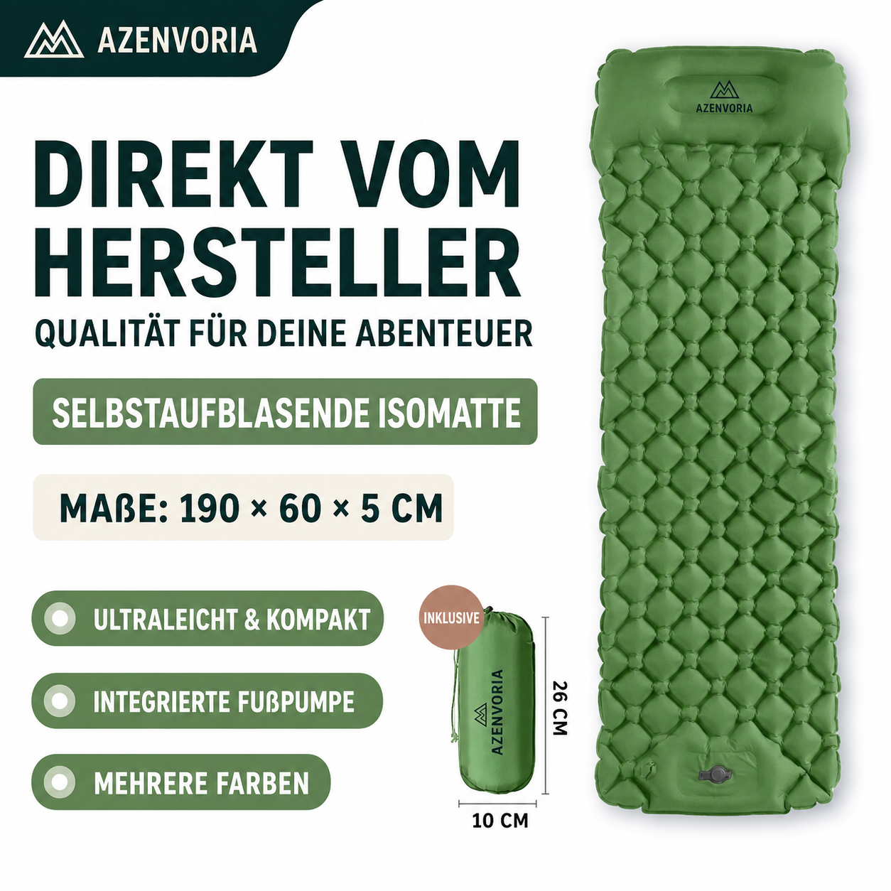 Azenvoria Trekkingmatte
