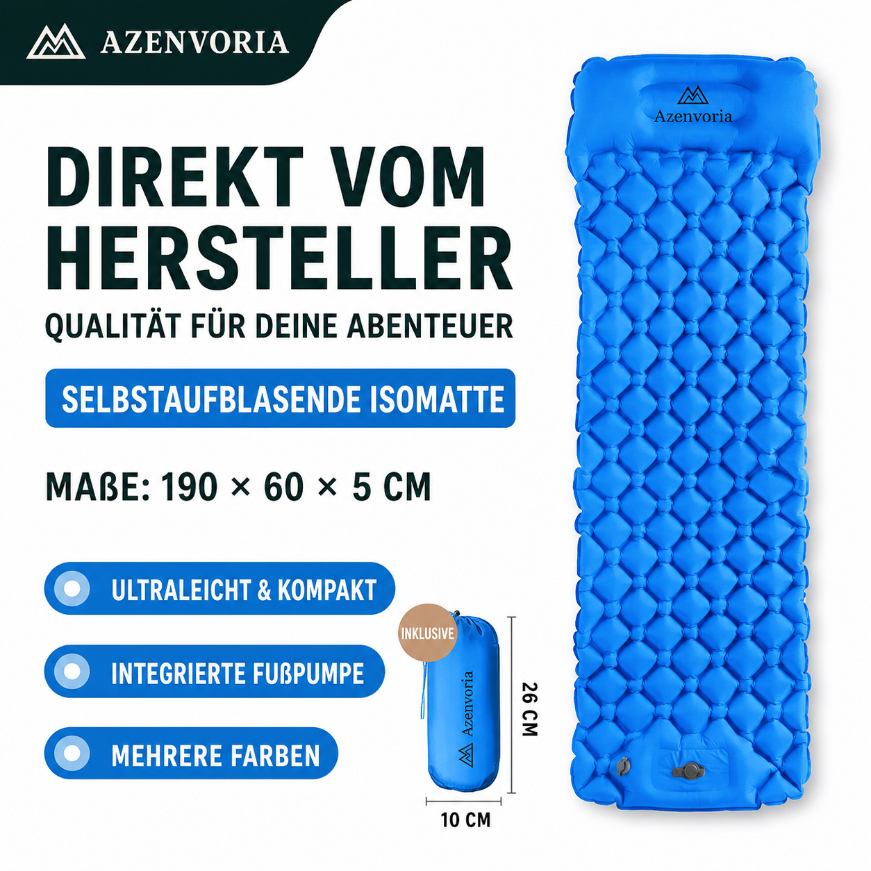 Azenvoria Trekkingmatte