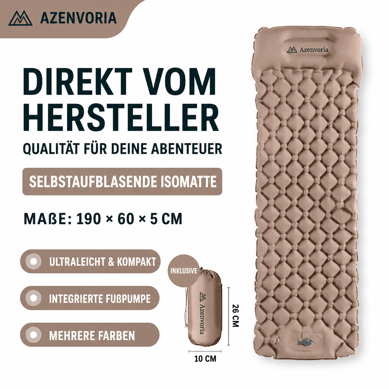 Azenvoria Trekkingmatte