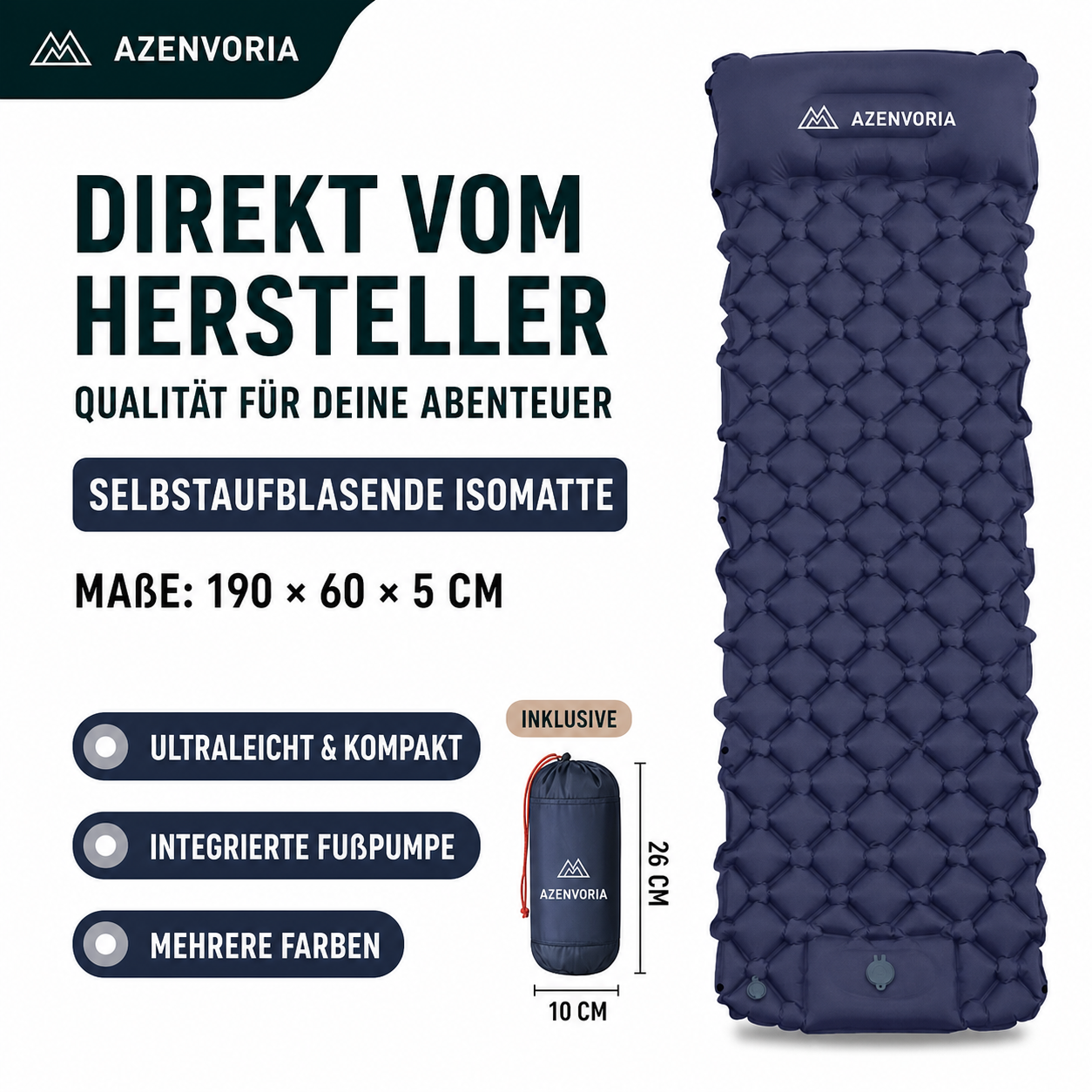 Azenvoria Trekkingmatte