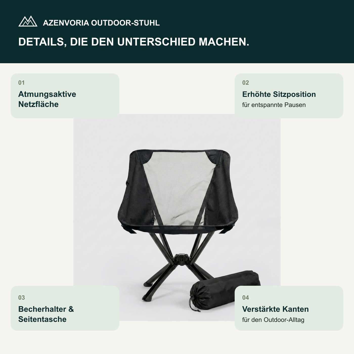 Azenvoria Campingstuhl