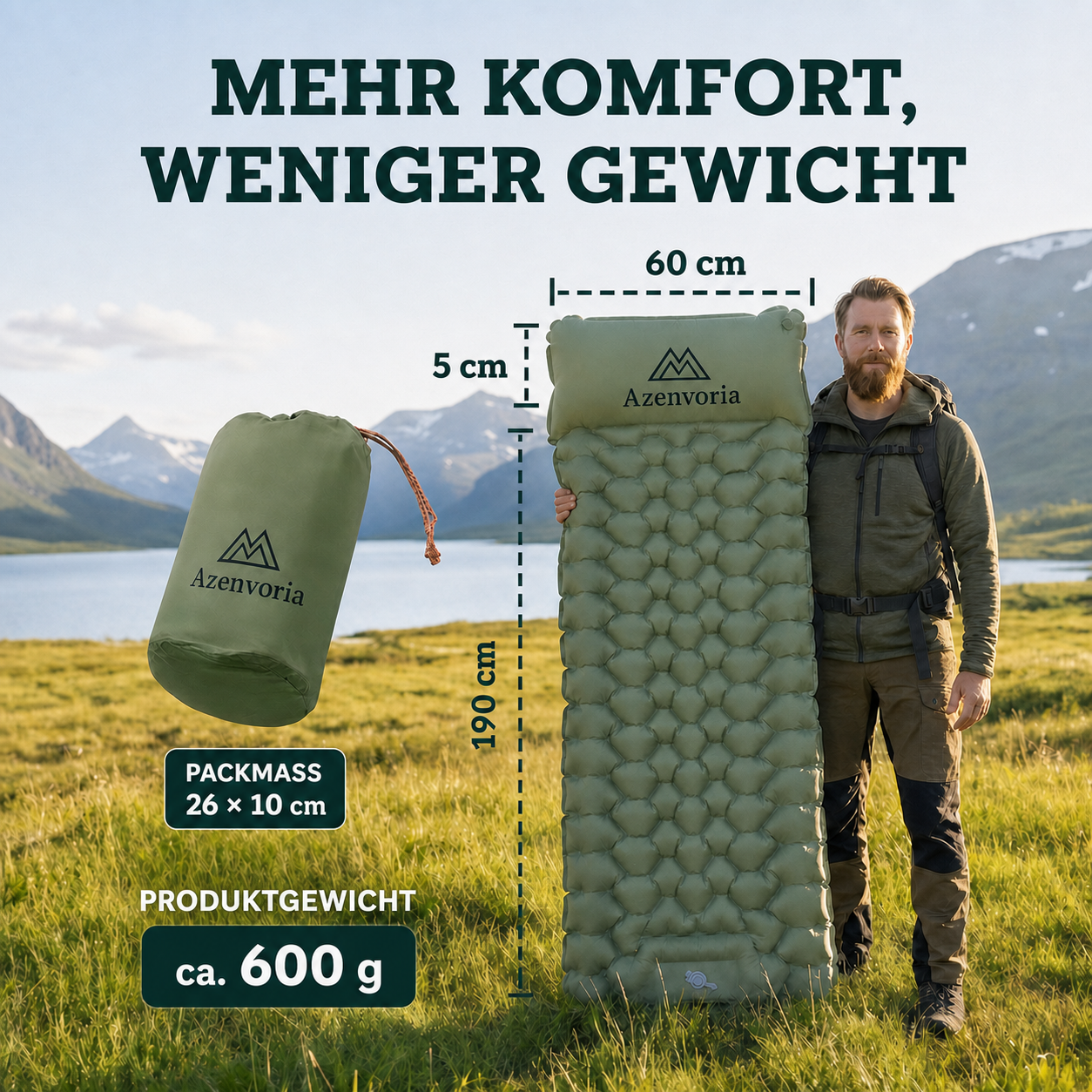 Azenvoria Trekkingmatte